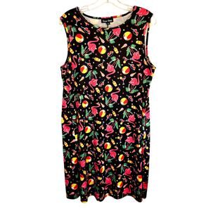 Dress Works Large Women's Flamengo Sleeveless Maxi Sun Dress Miss Size 12 14 L